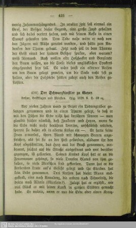 490. Der Schwarzkünstler zu Geyer