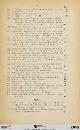 Möbel (Nr. 726-745)