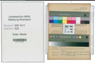 Entnazifizierung Marta Exter , geb. 17.02.1901 ()