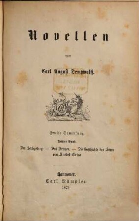 Novellen, II,3