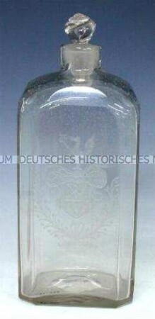 Glasflasche mit Stöpsel