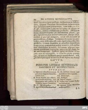 Caput II. De Personis Literas Reversales Dantibus Et Accipientibus.