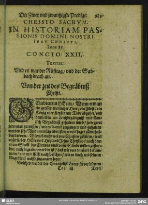 Concio XXII.