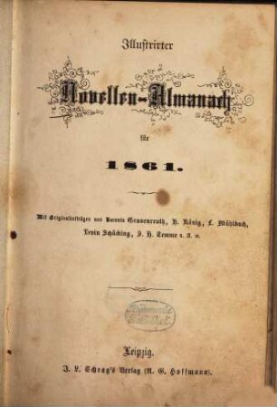 Illustrirter Novellen-Almanach, 1861