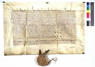 Kaiser Karl bestätigt dem Probst und Konvent von Schussenried die eingerückten Privilegien Heinrichs (VII.) von 1227 Februar 15 und Konrads IV. von 1240 August.