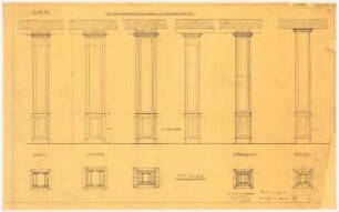 AEG-Hauptverwaltungsgebäude, Berlin: Pfeilerverkleidungen EG, 1:20