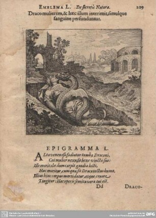 Emblema L. De secretis Naturae.