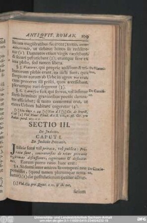 Caput I. De Iudiciis Privatis.