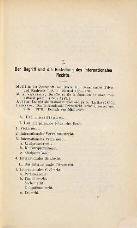 Geschichte und System des internationalen Privatrechts im Grundriss