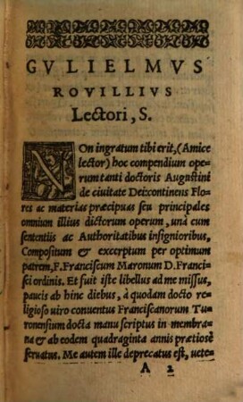 Flores ex Augustini libris excerpti