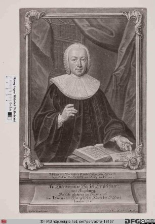 Bildnis Hieronymus Daniel Schleissner