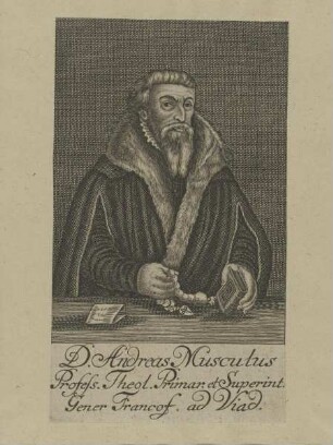 Bildnis des Andreas Musculus