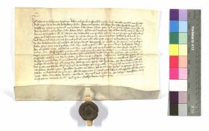 Johann Willenholz von Creglingen: Schadloshaltung; Siegel: Zürch von Stetten.