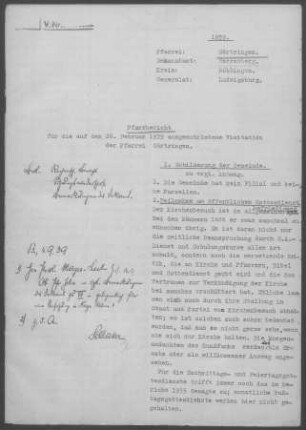 Gärtringen: Pfarrbericht 1939
