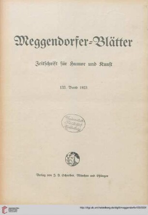 133: Meggendorfer-Blätter