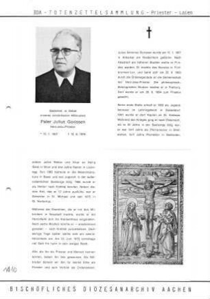 Gorissen, Pater Julius