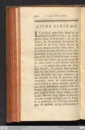 Livre Sixième.