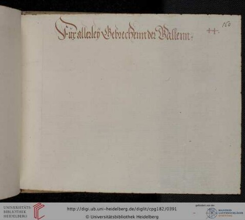 >Fur allerleÿ Gebrechenn der Gallenn< (nur Überschrift)