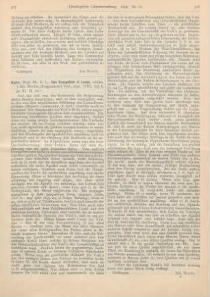 517-518 [Rezension] Hahn, G. Ludwig, Das Evangelium des Lucas, erklärt. 1. Bd