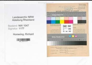 Entnazifizierung Richard Homering , geb. 03.05.1897 (Finanzbeamter)