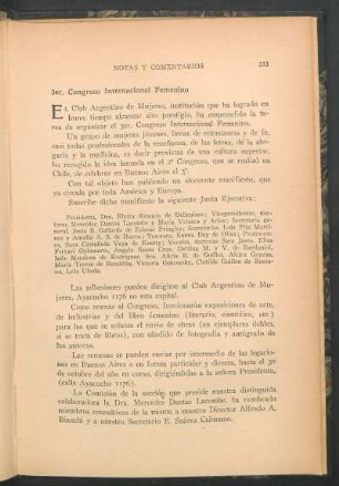 3er. Congreso Internacional Femenino