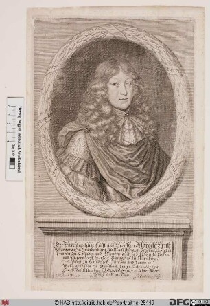 Bildnis Albrecht Ernst, Markgraf zu Brandenburg-Ansbach