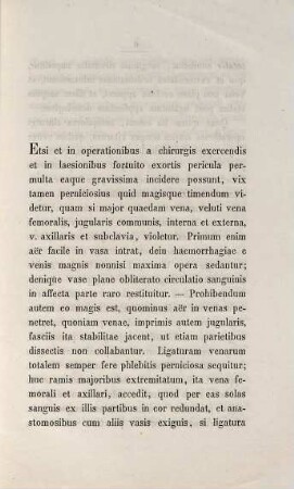De ligatura venarum laterali