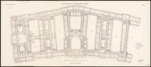 Landgericht I und Amtsgericht I, Berlin-Mitte: Grundriss 1. Obergeschoss 1:150