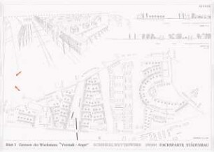 Wohnen im Havelland Schinkelwettbewerb 1994: Masterplan: Lageplan 1:2000, Schnitte 1:500, Isometrie