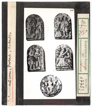 Petershausen, St. Gregor: Portal, Seitenreliefs