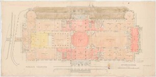 Thiersch, Friedrich von; Wiesbaden; Kurhaus - Grundriss EG