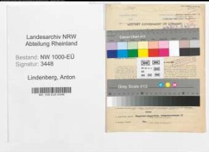 Entnazifizierung Anton Lindenberg, geb. 11.04.1906 (Handwerksmeister)