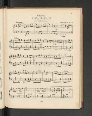 Violetta. Polka Francaise nach Motiven der Operette "Der lustige Krieg"
