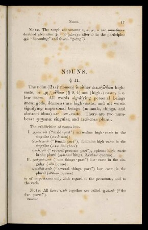 Nouns (§11 - §17)