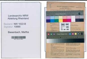 Entnazifizierung Martha Biesenbach , geb. 04.02.1892 (Stadtangestellte)