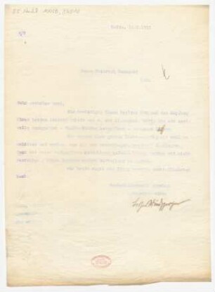 Brief an Heinrich Dessauer : 16.08.1915