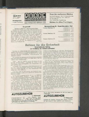 Rentenzahlung für Monat November 1967