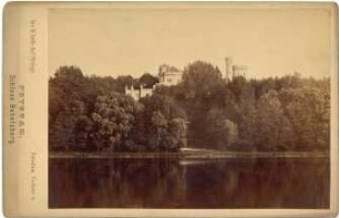 Potsdam-Babelsberg: Schloss Babelsberg über die Havel von Nordwesten