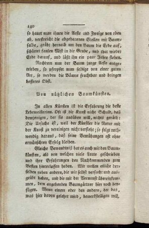 Von nützlichen Baumkünsten.