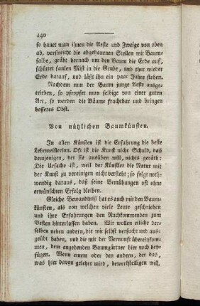 Von nützlichen Baumkünsten.