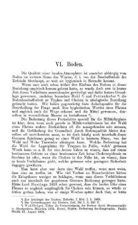 VI. Boden.