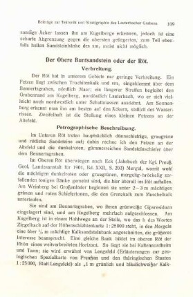 Der Obere Buntsandstein oder der Röt.