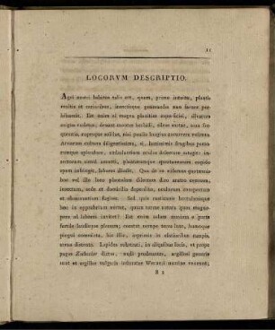 Locorvm Descriptio.