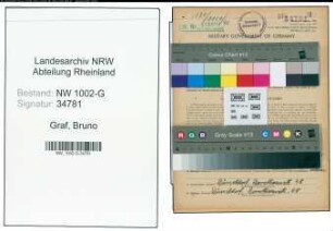 Entnazifizierung Bruno Graf, geb. 14.06.1889 (Musiker)