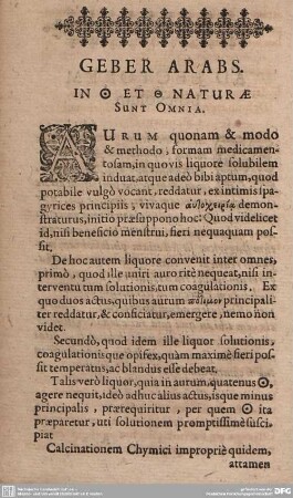 In [...] et [...] naturae sut omnia.