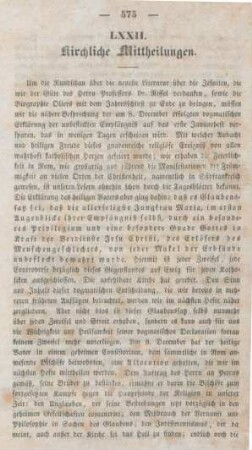 575-576 Kirchliche Mittheilungen