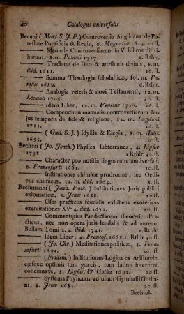 Becani Manuale Controversiarum in V. Libros distributum,[...] - Broscii (Jo.) Apologia pro Aristotele & Euclide contra Pretrum Ramum & alios,[...]