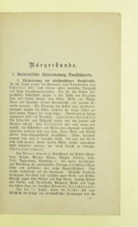 Bürgerkunde