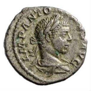 Münze, Denar, 219 n. Chr.