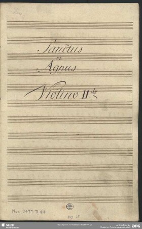 vl 2 (Sanctus, Agnus)